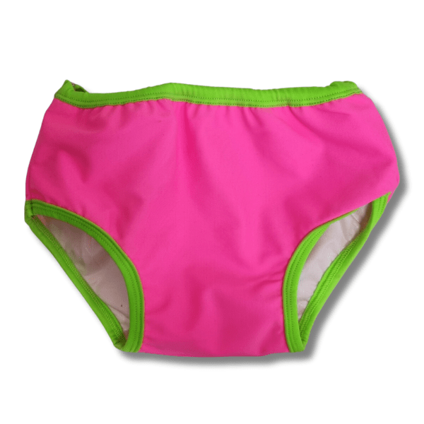 Ozi Varmints Baby Aqua Nappy - Pink/Lime.