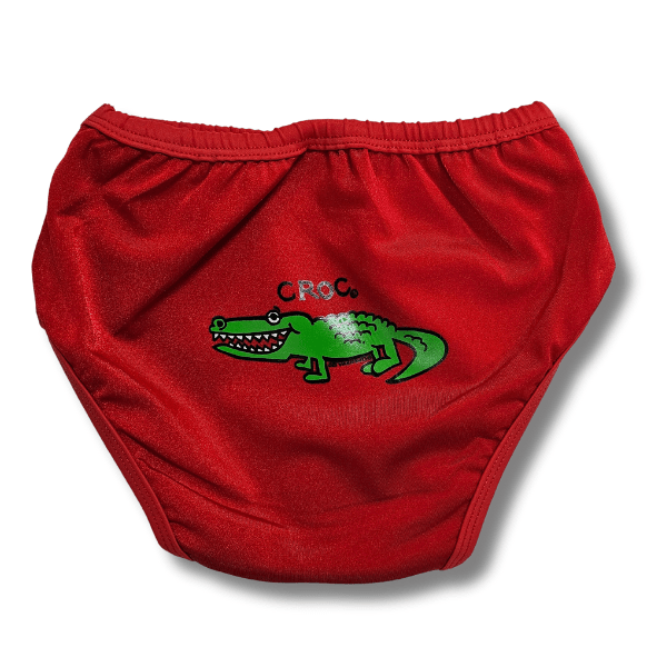 Ozi Varmints Baby Aqua Nappy - Red.