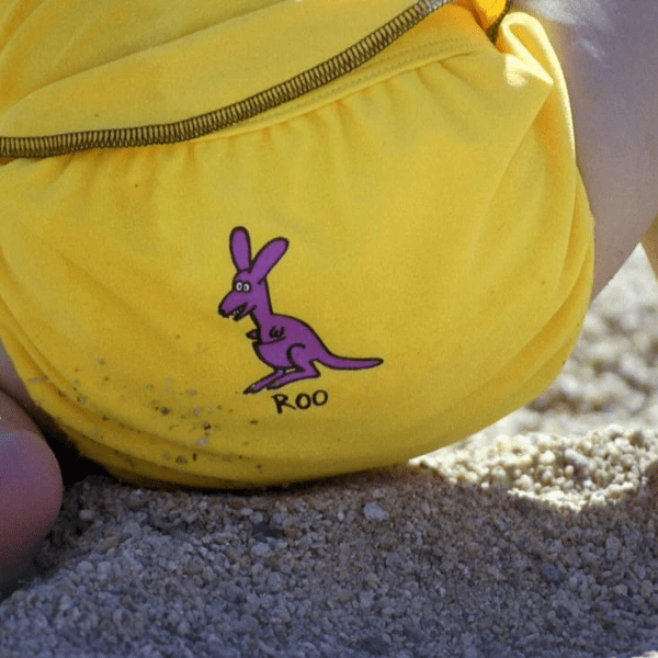 Ozi Varmints Baby Aqua Nappy - Sun.