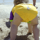 Ozi Varmints Baby Aqua Nappy - Sun.