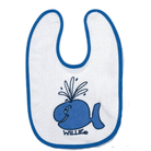 Ozi Varmints Baby Bib - Willie The Whale.