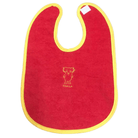 Ozi Varmints Embroidered Bib - Red/Yellow - Koala.