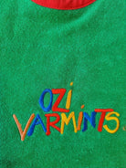 Ozi Varmints Towelling Embroidered Baby Bib.