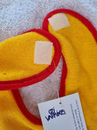 Ozi Varmints 9057 Australian Made Baby Bib Croc Sun Red.