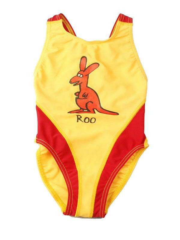 Ozi Varmints Girls Spliced Racer - SP50+ - Sun Red.