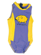 Ozi Varmints Girls Zip Back Cat Suit - SP50+ - Ocean Sun.