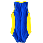 Ozi Varmints Girls Zip Back Cat Suit - Ocean Sun.