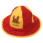 Ozi Varmints Lycra Panel Hat - Red/Sun.