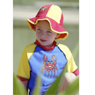 Ozi Varmints Lycra Swim Panel Hat Red/Sun.