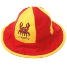 Ozi Varmints Lycra Swim Panel Hat Red/Sun.
