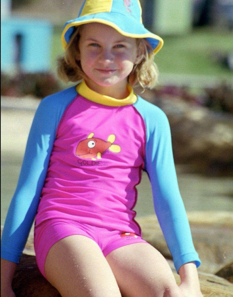 3004 Ozi Varmints Long Sleeve Rash Vest 50+ UPF - Aqua.