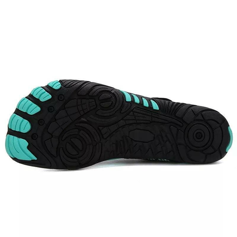 Water Shoes Kids Sports Z Neoprene Rubber Aqua Shoes - Mint.