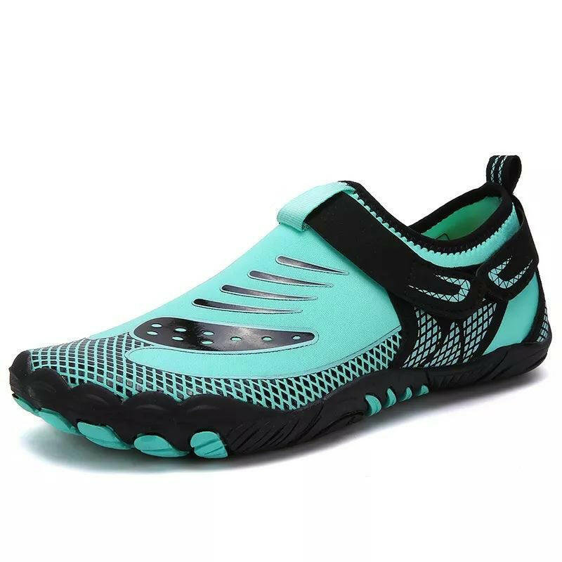 Water Shoes Kids Sports Z Neoprene Rubber Aqua Shoes - Mint.