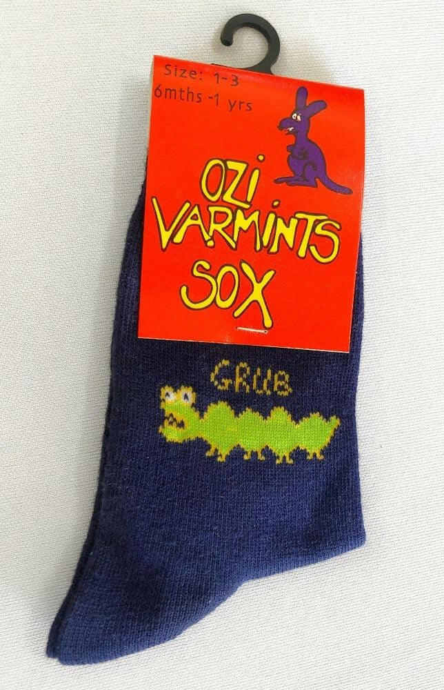 Ozi Varmints 2023 Coloured Socks Marine - Grub.