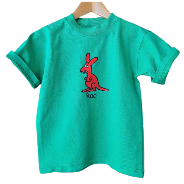 Ozi Varmints Cotton Solid T-Shirt Emerald.