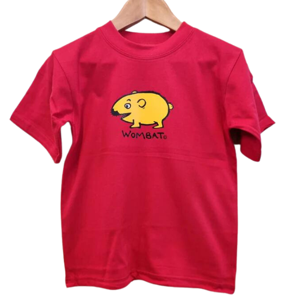 Ozi Varmints Kids Cotton T-Shirt Red.