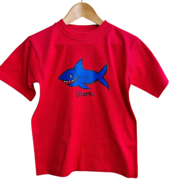 Ozi Varmints Kids Cotton T-Shirt Red.