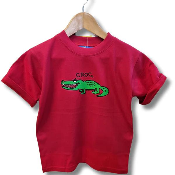 Ozi Varmints Kids Cotton T-Shirt Red.