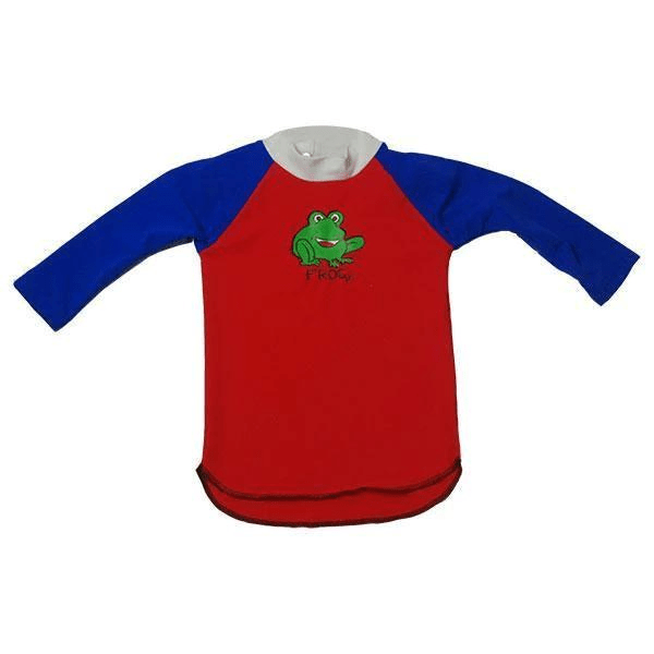 Ozi Varmints Long Sleeve Rash Vest - Red.