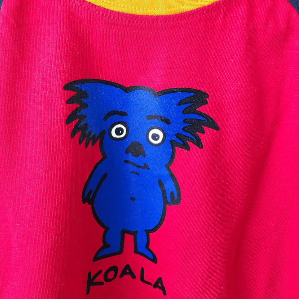 Ozi Varmints Contrast 100% Cotton T-Shirt - Koala.