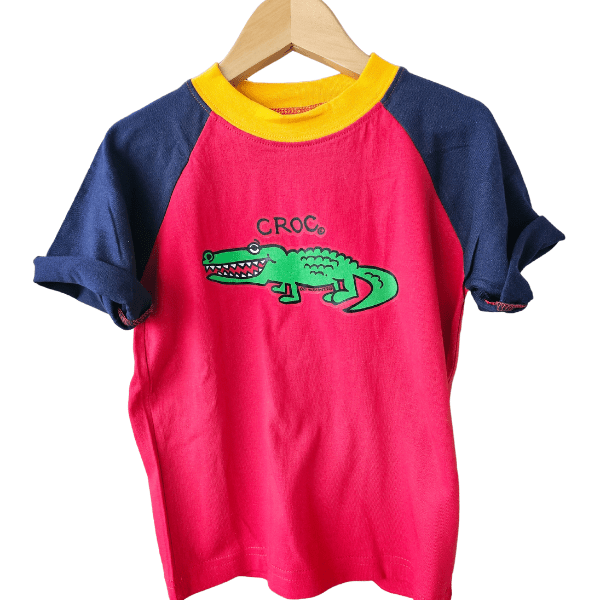 Ozi Varmints Contrast 100% Cotton T-Shirt RNS - Croc.