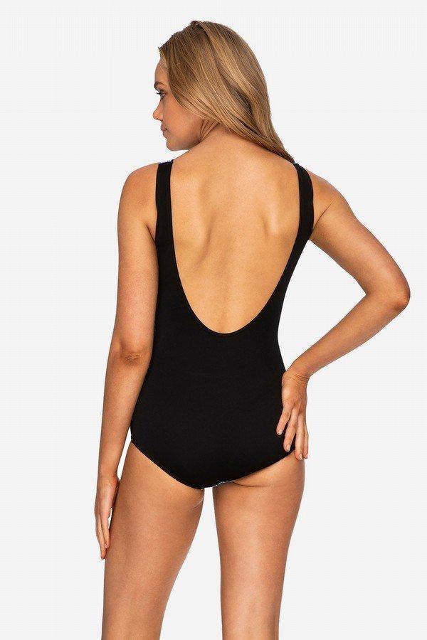 Poolproof PO60864MAS Palm Zebra Mastectomy Pintuck One Piece One Piece Poolproof 