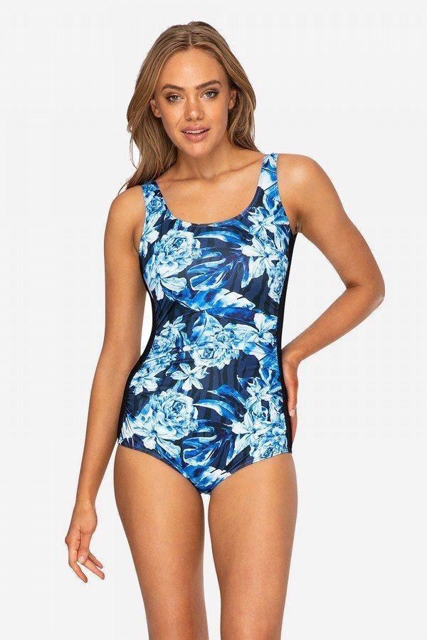 Poolproof PO60864MAS Palm Zebra Mastectomy Pintuck One Piece One Piece Poolproof 