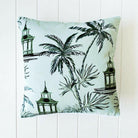 CU711 Rayell Outdoor Cushion Oriental Palm Oasis Sage.