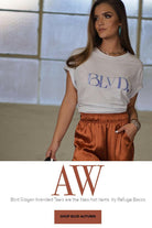 BLVD LP1417 Most Loved Tee Hand Beaded - Hot Seller.