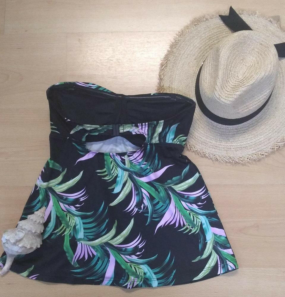 Seafolly Las Palmas CD Trapeze Singlet Tankini.