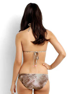 30403D-322 Snake Charmer D Tie Front Bra - Seafolly.