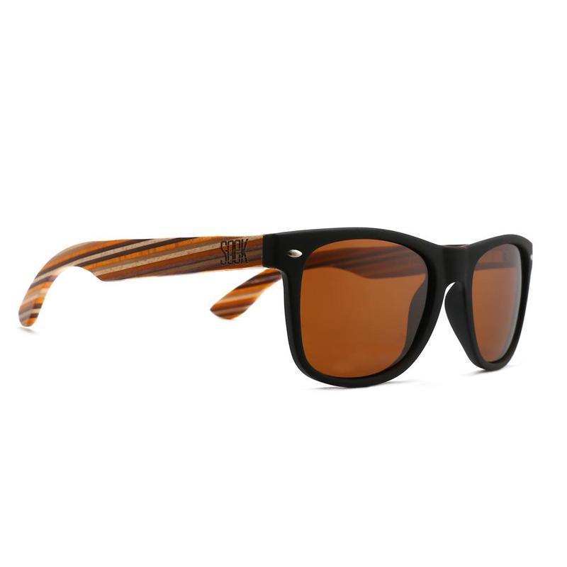Soek Sustainable Sunglasses Torquay - Black Polorised Sunglasses Soek 