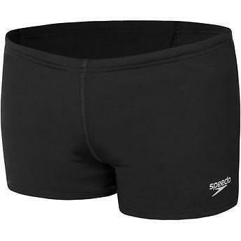 Speedo 32D50/0001 Junior Boys Endurance Solid Aquashort Black.