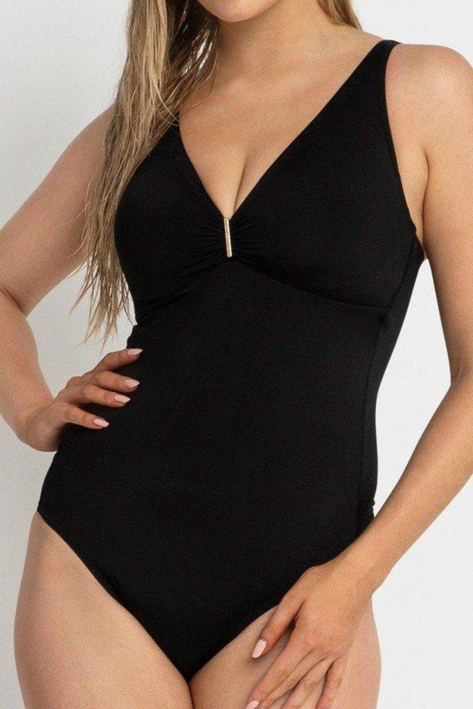 SS51300FG Sunseeker Luxe FG 1PC black women's swimwear Sunseeker ozresort