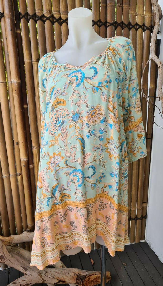 Style Fashion 66A-121 Floral Cotton Dress.