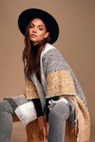 Sundaise SWH55 Rhianna Firm Edge Wool Felt Panama Hat - Black.