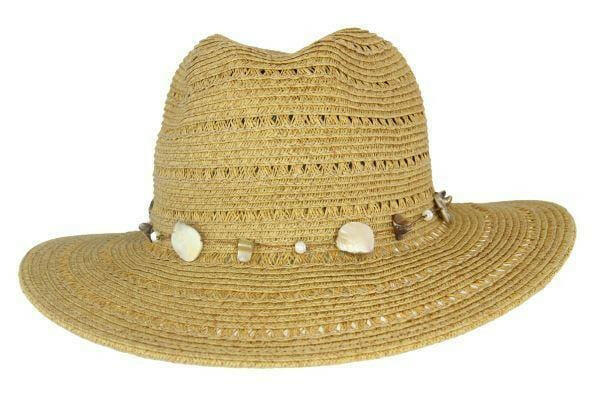 Sundaise Brenda Mid Brim Hat - Sea Jewels.