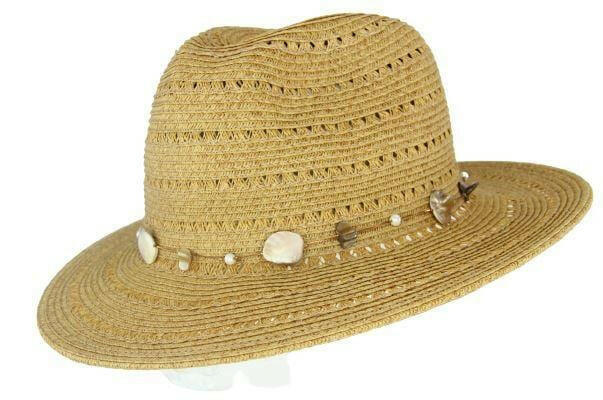 Sundaise Brenda Mid Brim Hat - Sea Jewels.