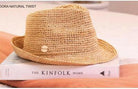 Sundaise Claire Woven Fedora Raffia Hat SH146.