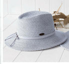Sundaise SH330 Elle Downbrim Panama Hat Grey.