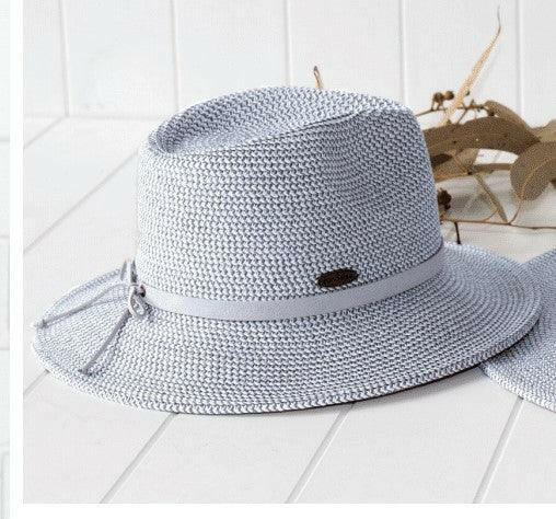 Sundaise SH330 Elle Downbrim Panama Hat Grey.