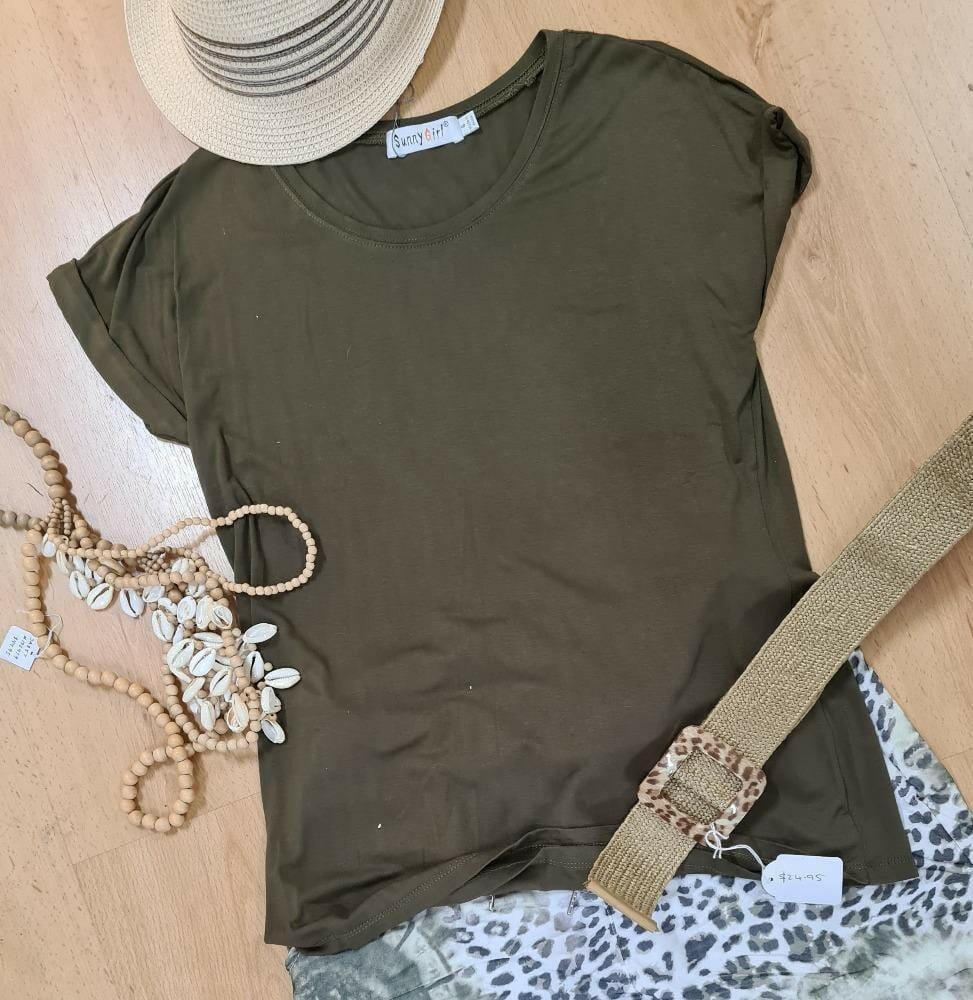 Sunny Girl Super Soft Cotton Elastane T-Shirt.