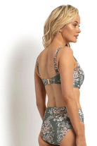 Sunseeker Chelsea Ruched Mid Rise Pant Sage.