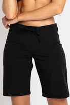 Sunseeker Basix Long 4-Way Stretch Boardshort Black.