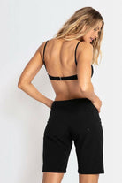 Sunseeker Basix Long 4-Way Stretch Boardshort Black.