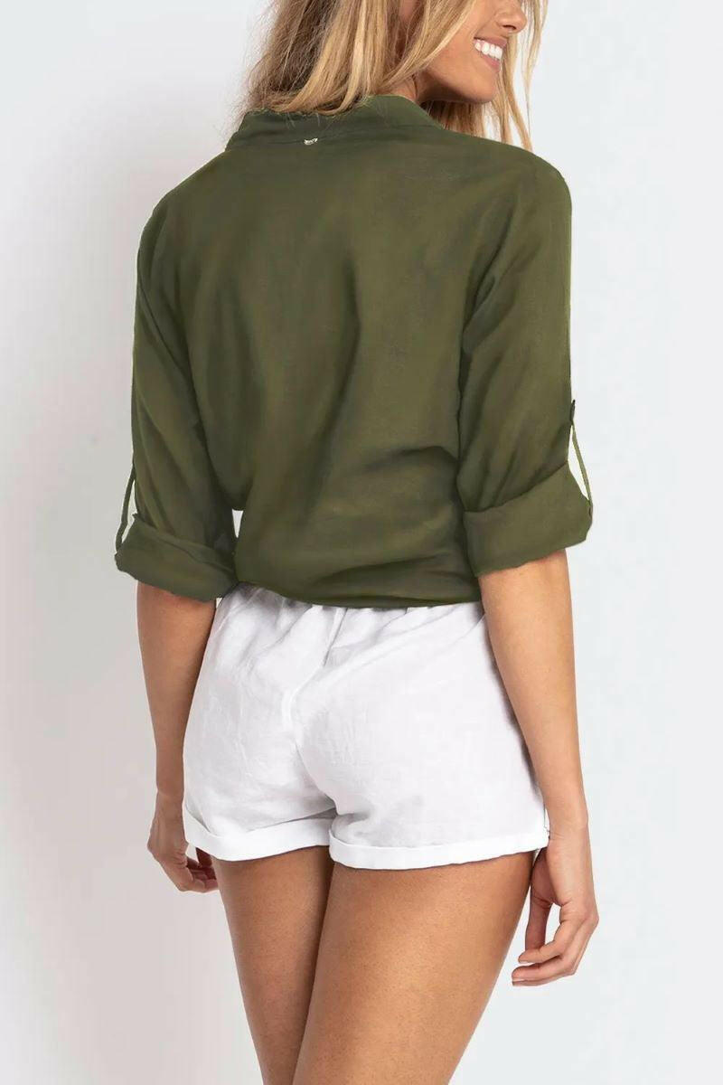 Sunseeker Folklore Resort Slouch Shirt Khaki.