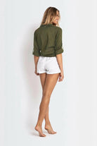 Sunseeker Folklore Resort Slouch Shirt Khaki.
