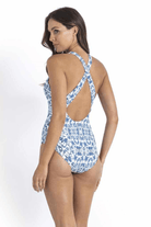 Sunseeker Bluebird Cross Back Mastectomy One Piece.