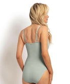 Sunseeker  Gidget DD/E Square Neck Minimiser One Piece Sage.