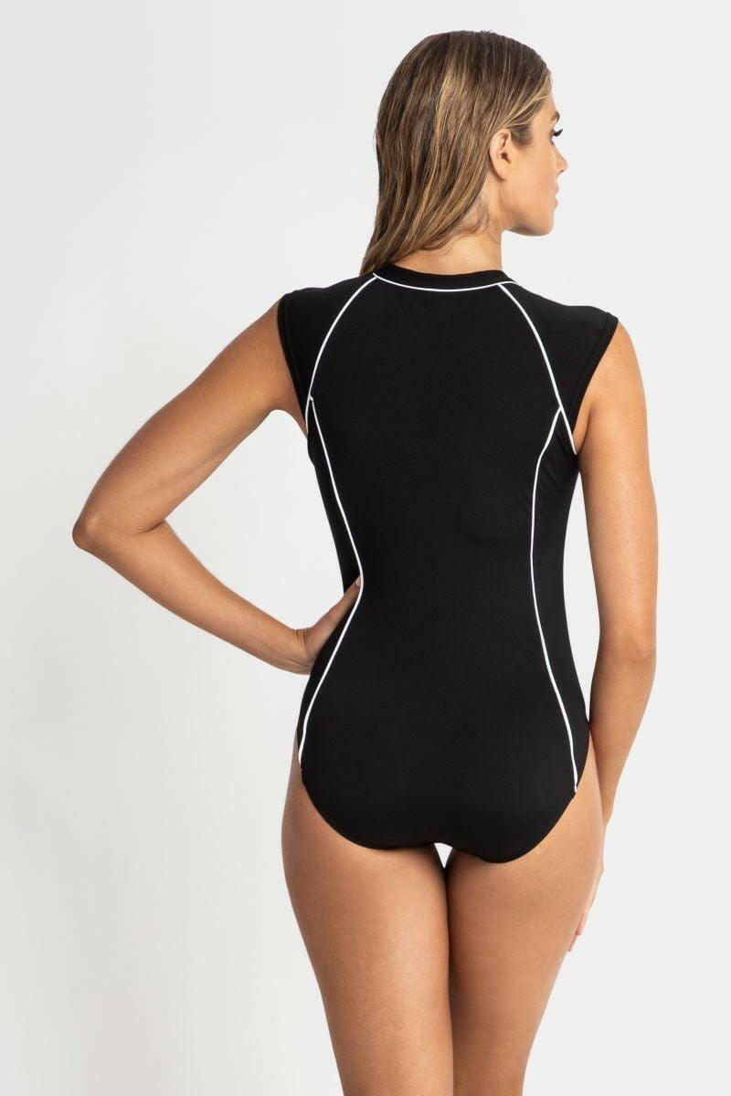 Pool Proof Seasport Cap Sleeve One Piece.